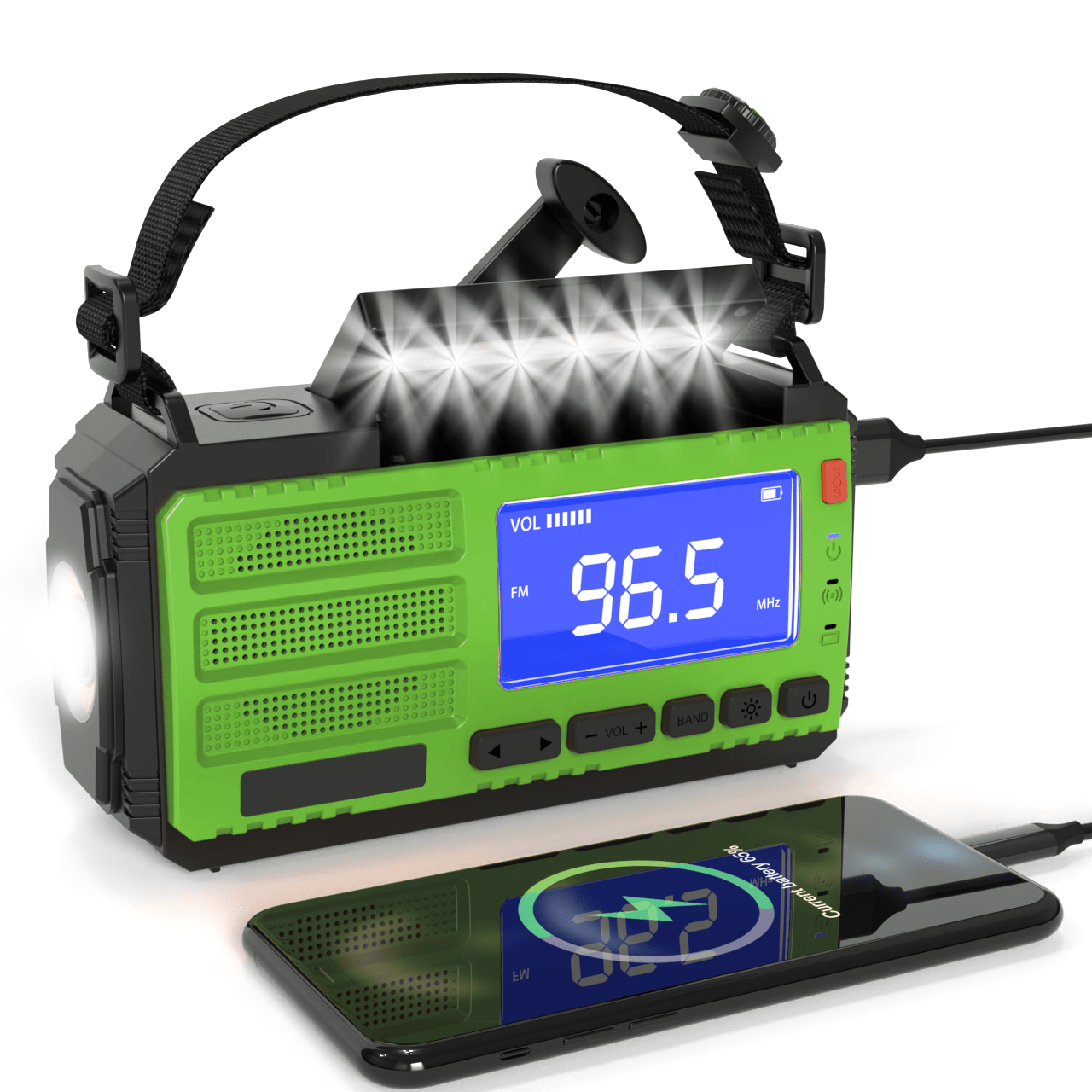 bedste nødradio med stort batteri