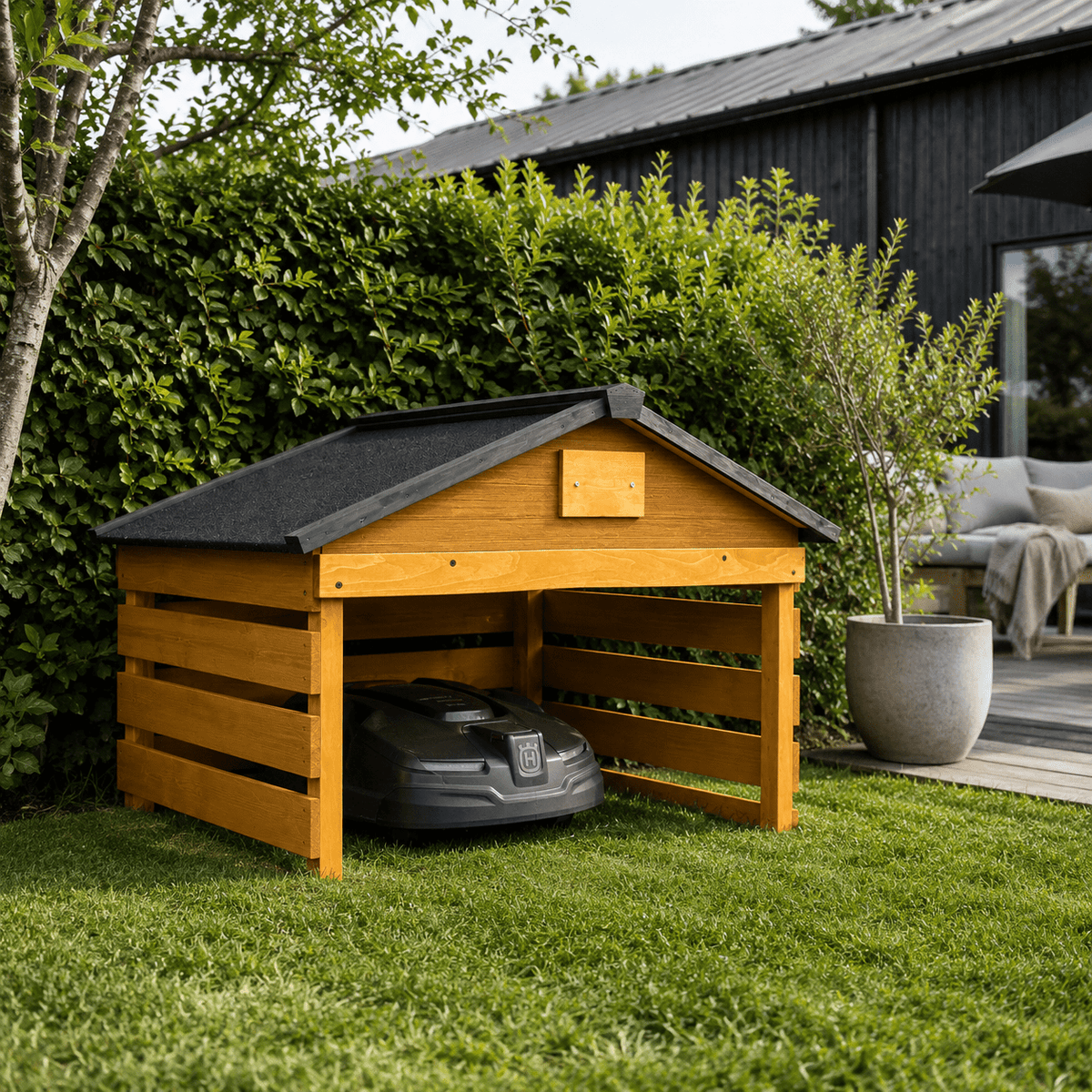 Premium Robotplæneklipper Garage