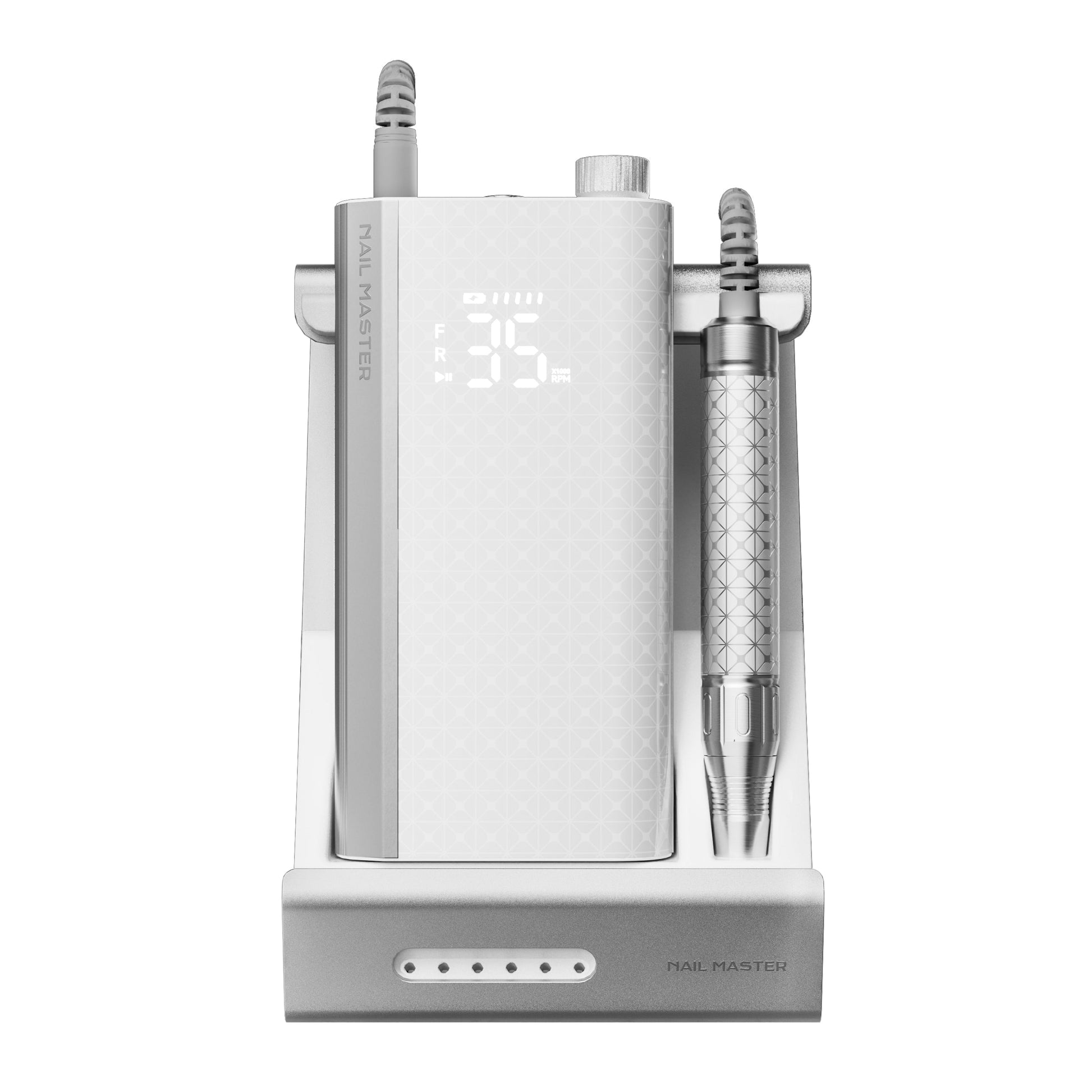 Professionel Børsteløs Neglefil 60W – 35.000 RPM, Trådløs, 2600mAh Batteri