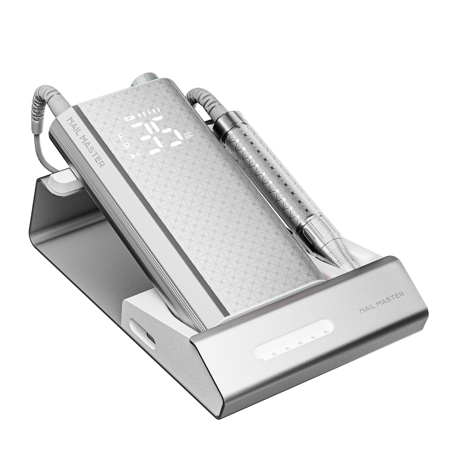 Professionel Børsteløs Neglefil 60W – 35.000 RPM, Trådløs, 2600mAh Batteri