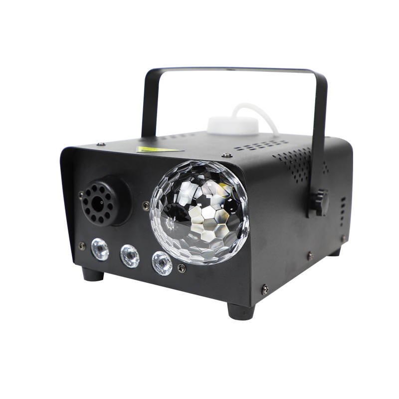 Rave Party Premium Røgmaskine med Lightball, strobe & led lys (600W)