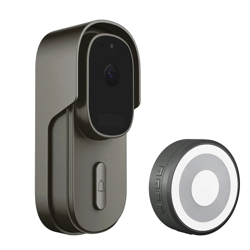 Smart Videodørklokke med Kamera, WiFi & App – 2MP Full HD