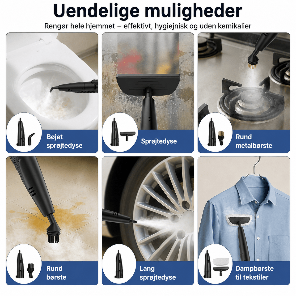 StainFighter C988 - Professionel Damprenser til Møbler og Bilsæder