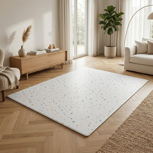 Tumlemåtten Legemåtte – Rainbow & Terrazzo (140 x 200 cm)