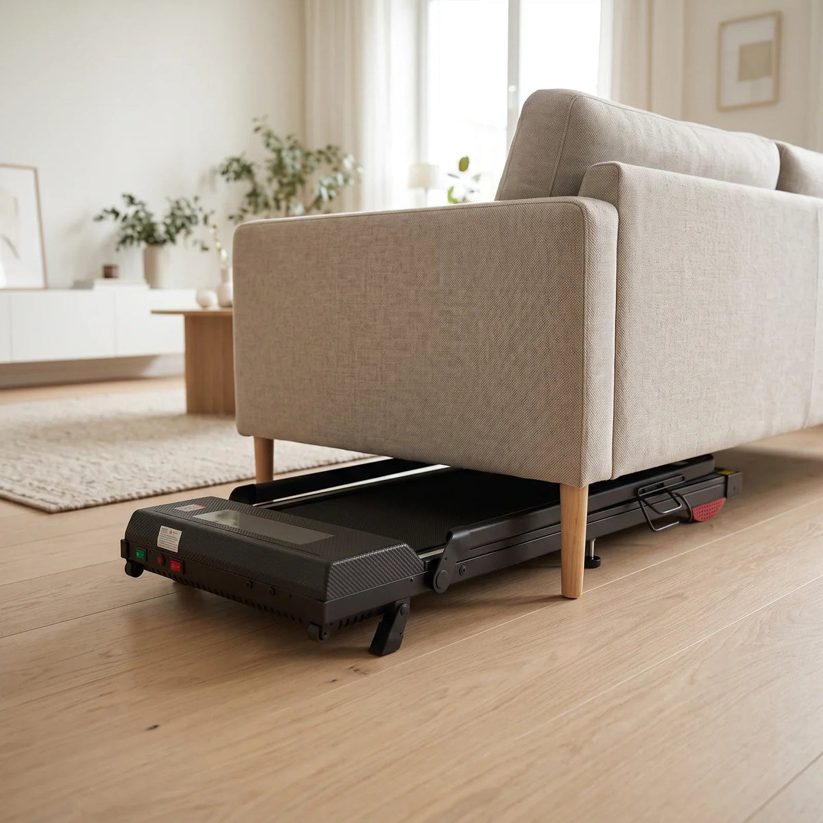 VeloraFit Foldbart Løbebånd – 1-12 km/t, 6% Incline, App & LED Display