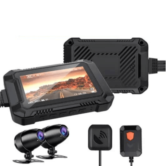 1080P Dashcam til Motorcykel med 3