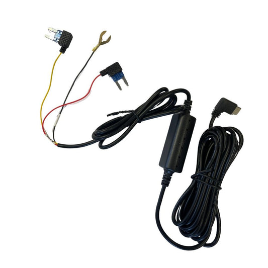 24V til 5V Omformer til Dashcams USB-C (Tilslutning til fast strøm)