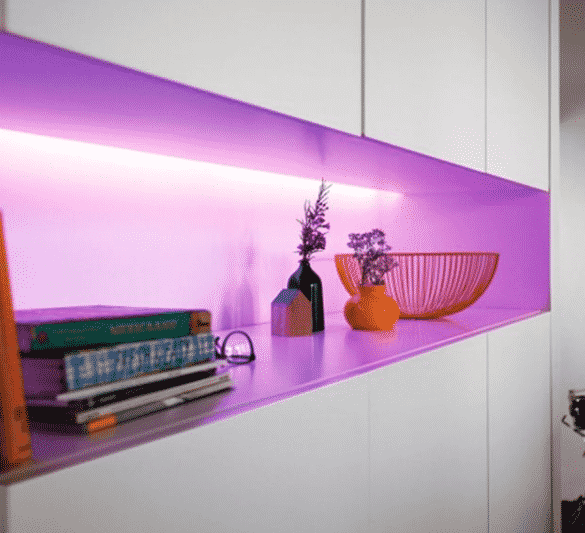 App-styret LED Strip lyskæde indendørs - 10 meter med fjernbetjening - Forbedret version