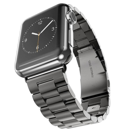 Apple Watch Wire Rustfri Stål Rem – Sort (42/44 mm)