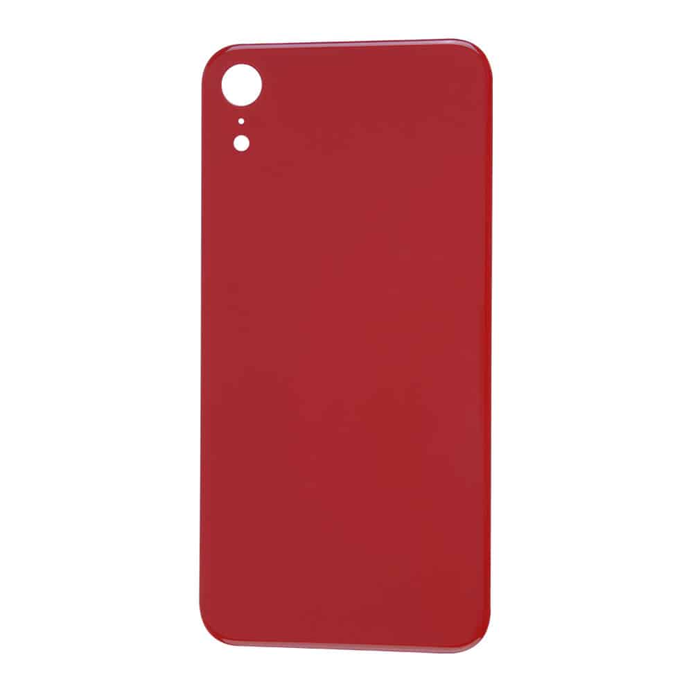 Bagsideglas til iPhone XR - Rød