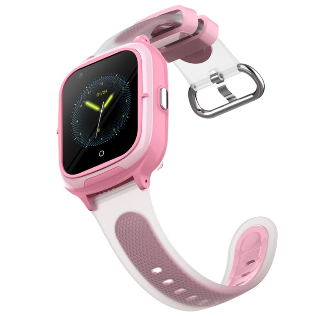 Børne Smart Watch- Pink - 4G, GPS tracker, Kamera, SOS funktion & meget mere!