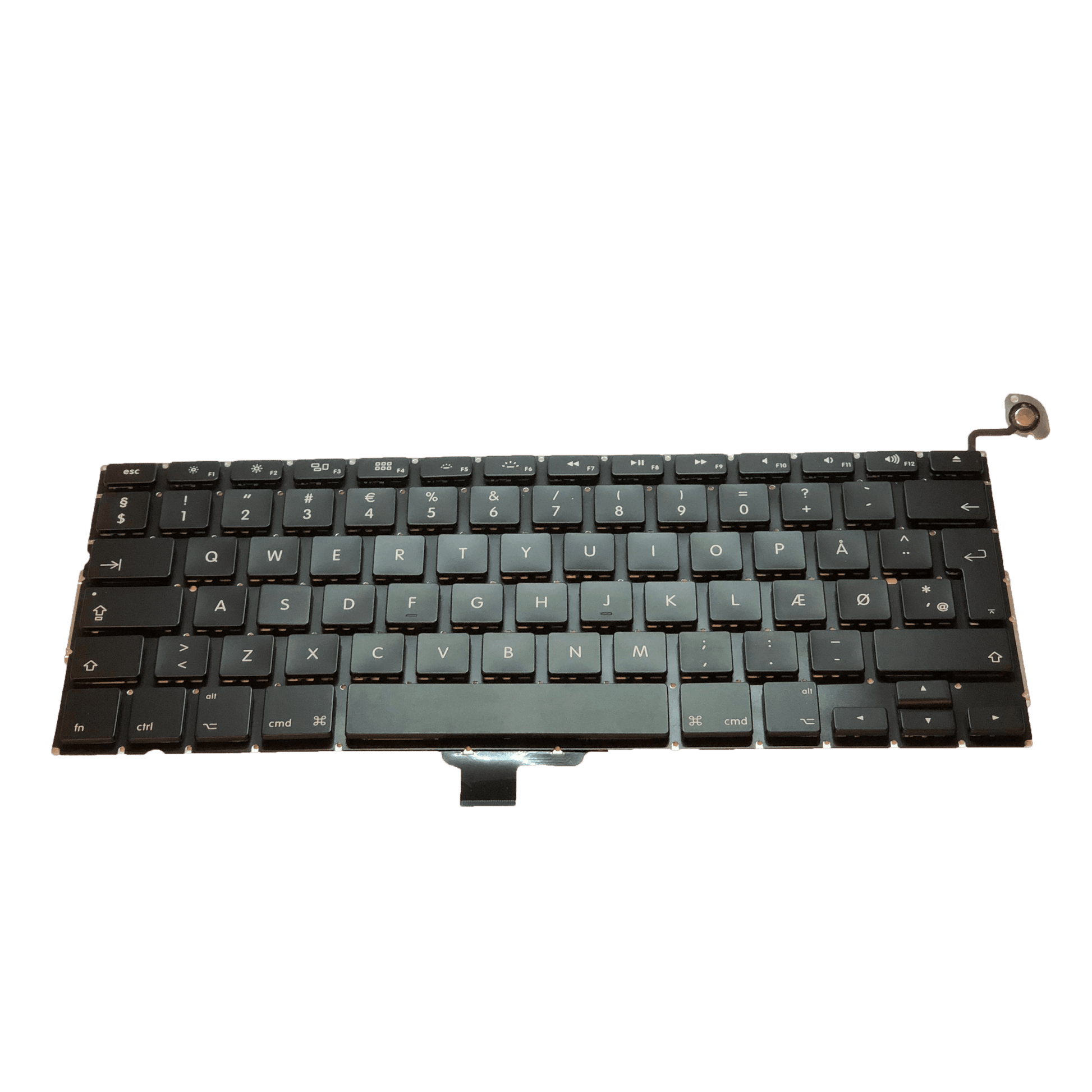 DK Layout Keyboard til MacBook Pro 13” 2009 - 2012 A1278
