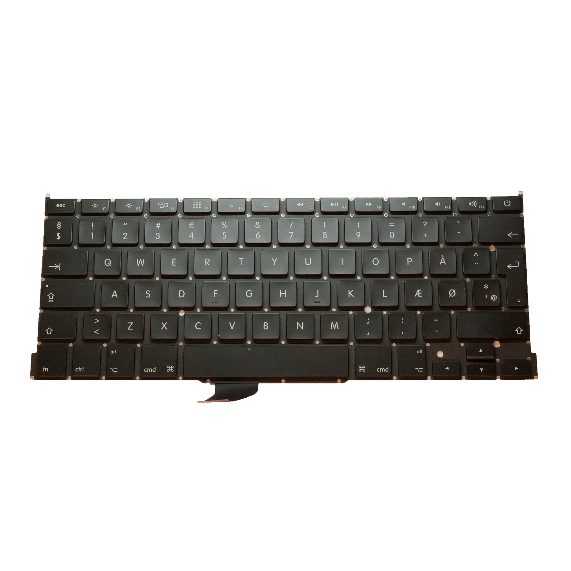 DK Layout Keyboard til MacBook Pro Retina 13” 2013 - 2015 A1502
