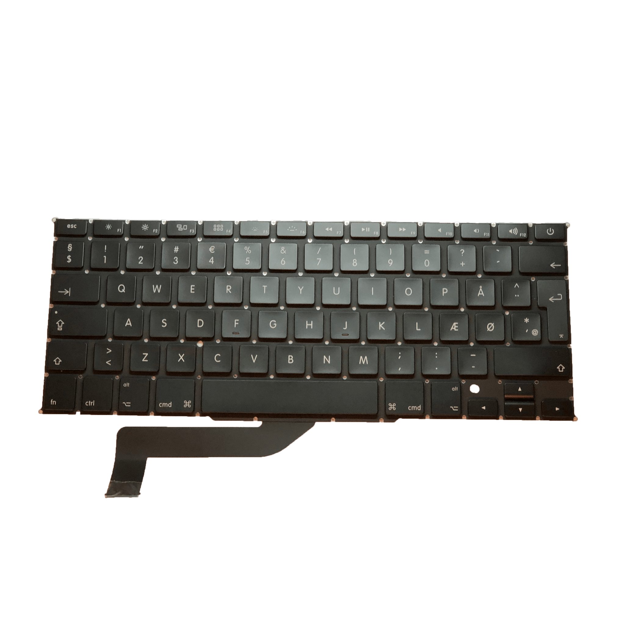 DK Layout Keyboard til MacBook Pro Retina 15” 2012 - 2015 A1398