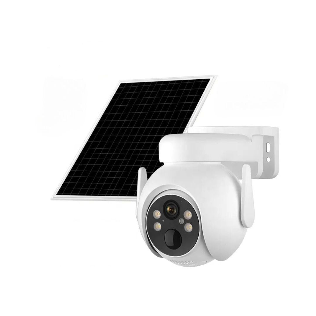 Fuld HD Overvågningskamera med 4G, PTZ drejefunktion, Solcelle, app og meget mere!