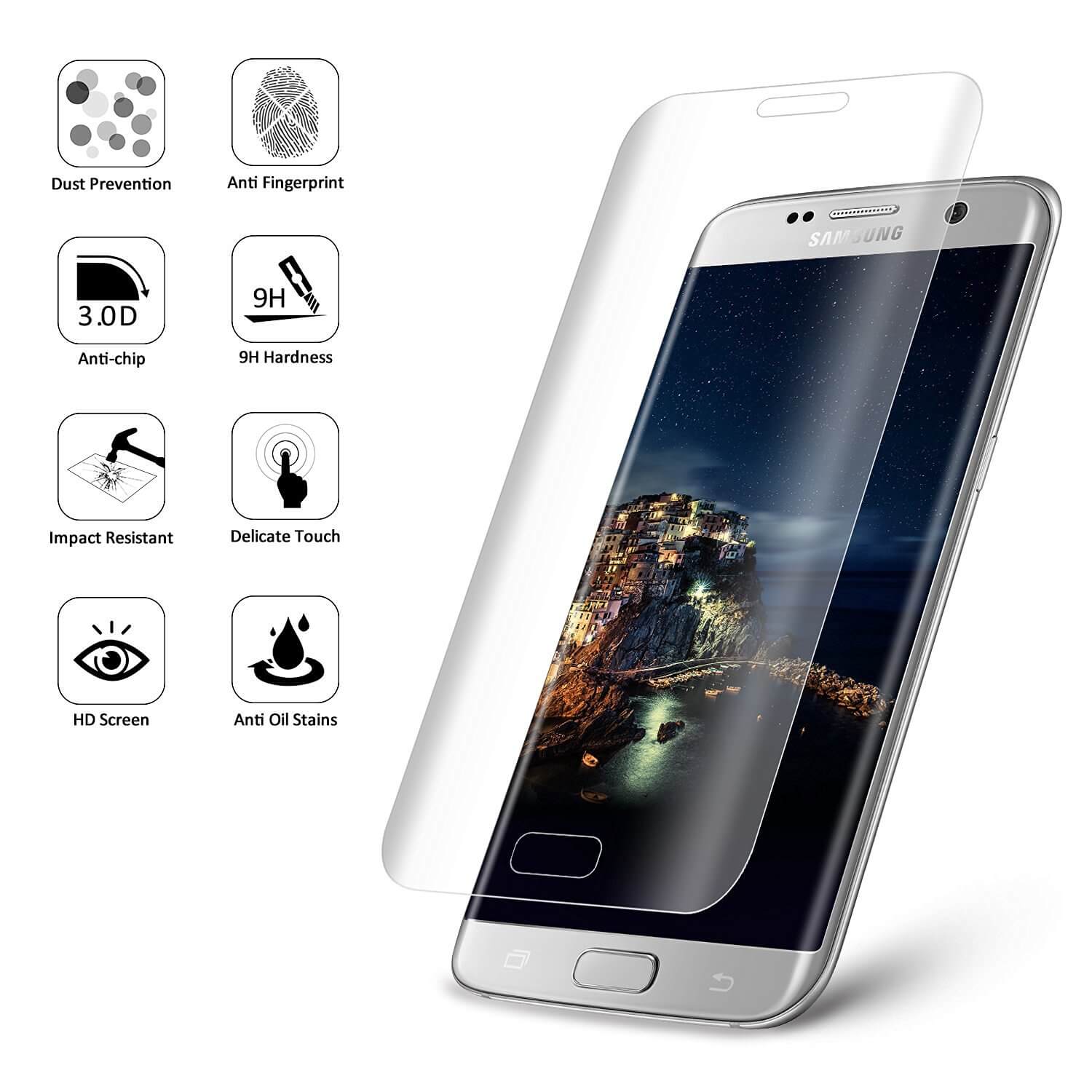 Hærdet Skærmbeskyttelses Glas til Samsung Galaxy S7 Edge