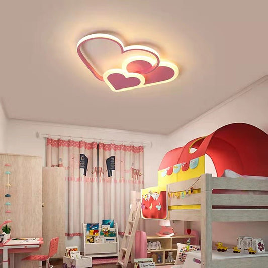 Hjerte børne lampe - Perfekt til børneværelset