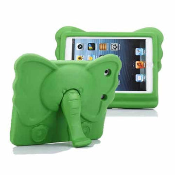 iPad 2/3/4 Cover - Elefant Heii Kids - Grøn