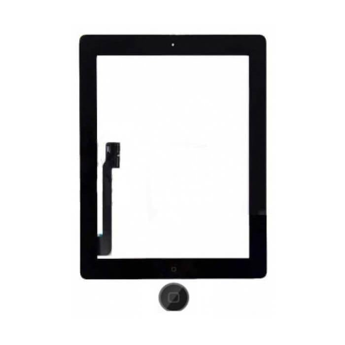 iPad 3/4 Glas (Digitizer/Touch) Sort