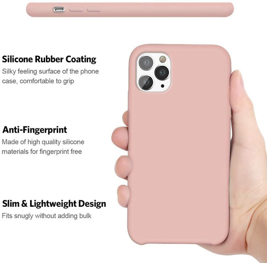 IPHONE 11 Pro Max LIQUID SILIKONE COVER - Pink