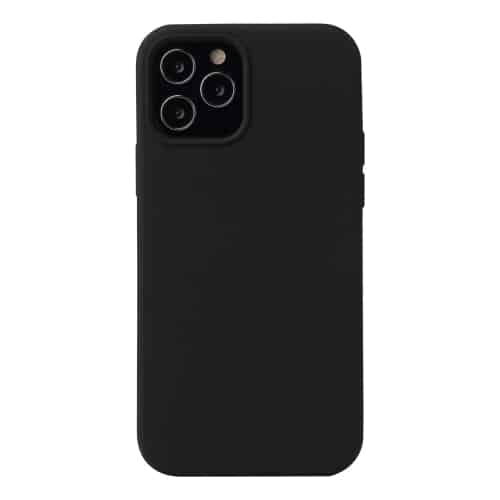 IPHONE 12 Mini LIQUID SILIKONE COVER - Sort
