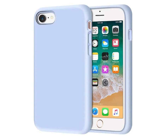 IPHONE 7/8/ SE 2020 LIQUID SILIKONE COVER - Light Blue