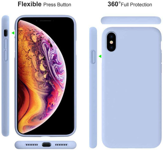 IPHONE XS Max LIQUID SILIKONE COVER - Clove Purple