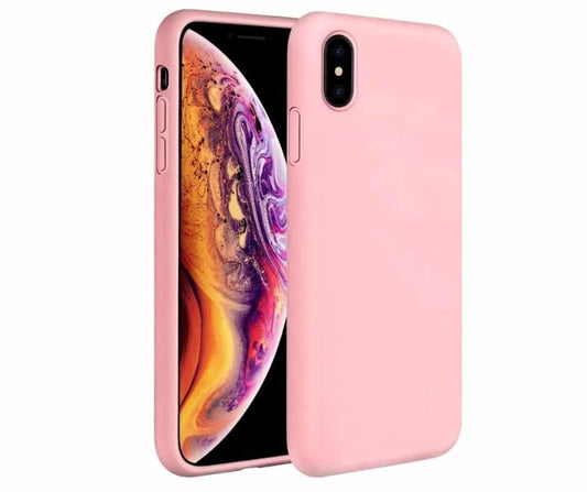 IPHONE XS Max LIQUID SILIKONE COVER - Pink