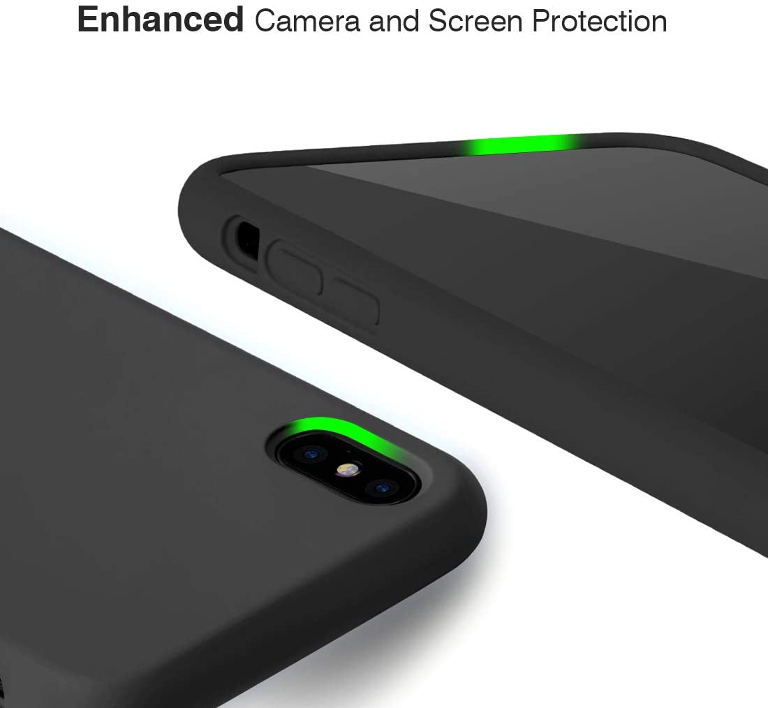 IPHONE XS Max LIQUID SILIKONE COVER - Sort