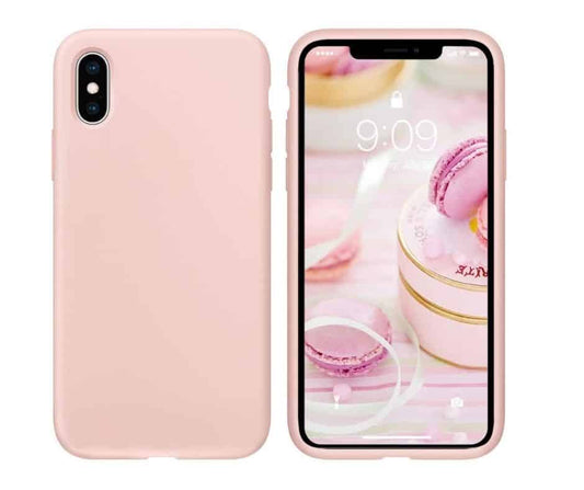 IPHONE X/XS LIQUID SILIKONE COVER - Pink