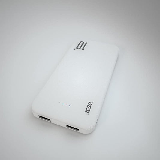 PowerBank - 10.000 mAh - Hvid