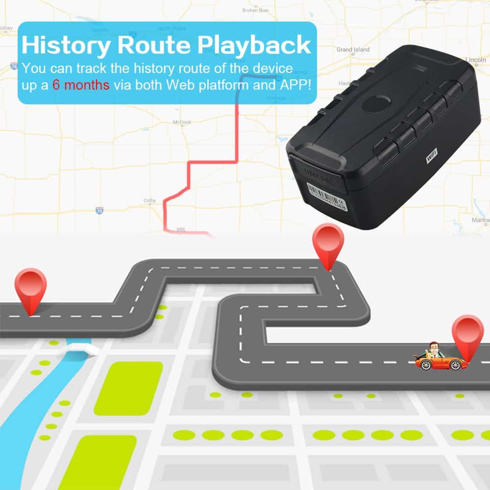 Premium GPS Tracker med APP perfekt til bil/båd/MC - Holder strøm i 240 dage