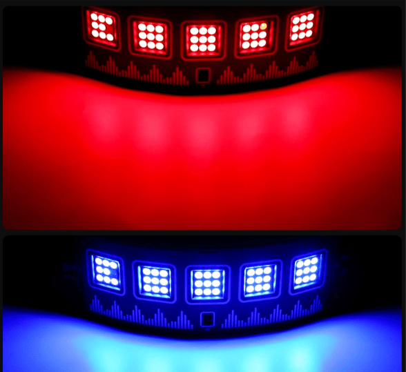 Premium RGB Strobe lampe - Super kraftig / Musikstyret / Fjernbetjent