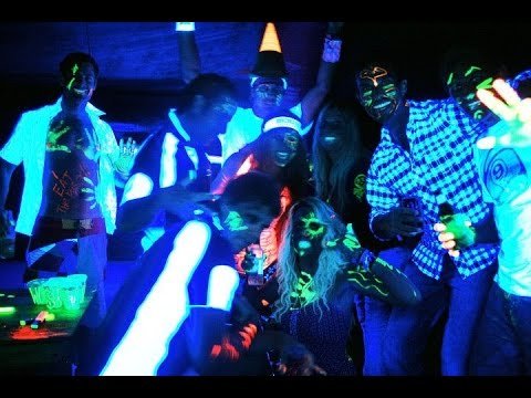 Rave Party - 4-i-1 Laser, Scanner, UV, &amp; Strobe Scene/ Diskoteks belysning