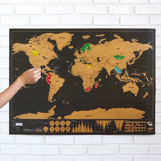 Scratch Map - Skrab dig vej igennem verden!