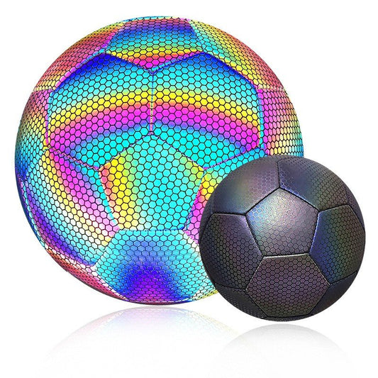Super Reflekterende Fodbold Størrelse 5 - Vildeste effekt!