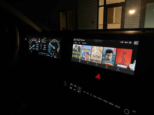 Trådløs AI Box, der gør Apple CarPlay & Android Auto trådløst, og giver mulighed for at streame Youtube, Netflix, m.fl. på bilens skærm!