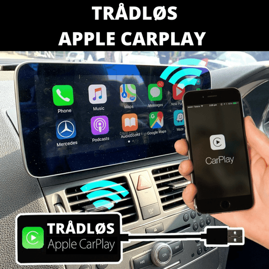 Trådløs Apple CarPlay adapter til USB-A