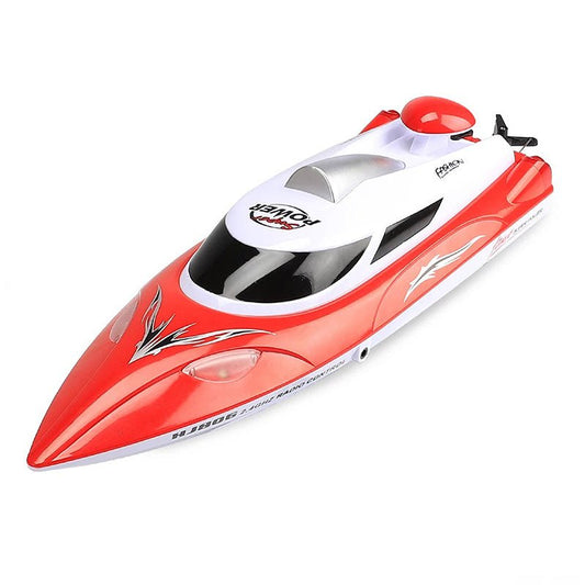 Vandkølet Fjernstyret Speedbåd - Fart på 35 km/t - Batteri, fjernkontrol og oplader medfølger!
