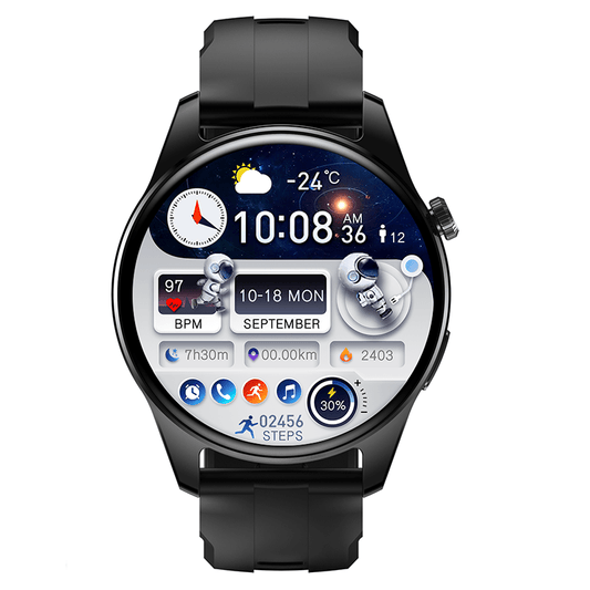 VivoPulse ZX23 AMOLED - Vandtæt Smartwatch med, Blodtryk, Blodiltnings måler og meget mere!